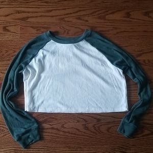 Green and White Long Sleeve
